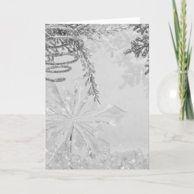 Cartes Pour Fêtes Annuelles Série "Winter Wonderland" v (Devant)