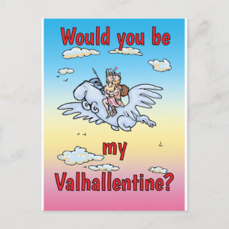 Cartes Pour Fêtes Annuelles Seriez-vous mon Valhallentine ?