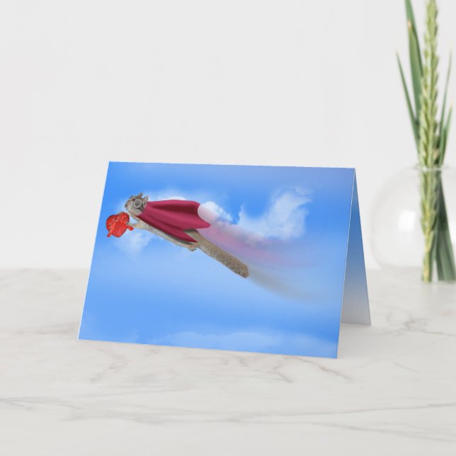 Cartes Pour Fêtes Annuelles Service de livraison de Super Squirel Valentine (Devant)