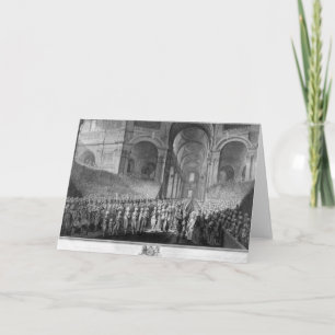 Cartes Pour Fêtes Annuelles Service de thanksgiving dans la cathédrale de St