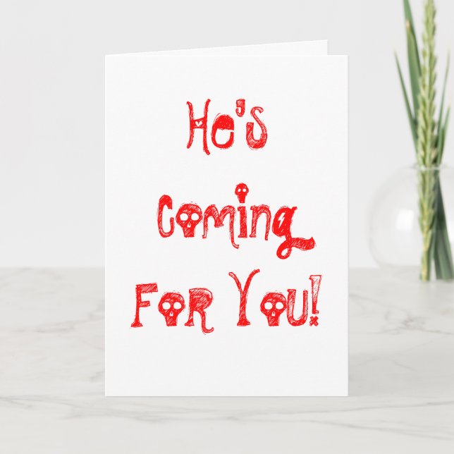 Cartes Pour Fêtes Annuelles Seul jour de conscience (Devant)