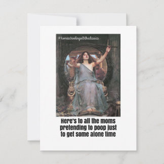 Cartes Pour Fêtes Annuelles Seul sur le trône