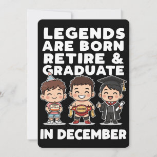 Cartes Pour Fêtes Annuelles Seules les Légendes font tout ça en décembre ! 