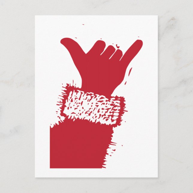 Cartes Pour Fêtes Annuelles Shaka Père Noël (Devant)