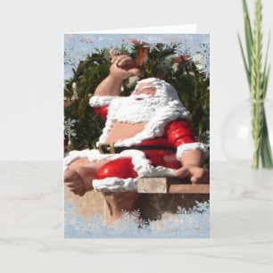 Cartes Pour Fêtes Annuelles Shaka Santa Claus