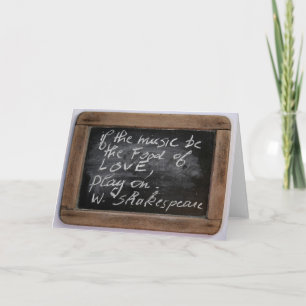 Cartes Pour Fêtes Annuelles Shakespeare's Quote - Love Valentine's D. Greeting