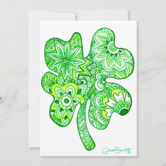 Cartes Pour Fêtes Annuelles Shamrock 19