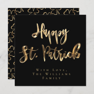 Cartes Pour Fêtes Annuelles Shamrock Clovers Motif Bonne St. Patrick's Day