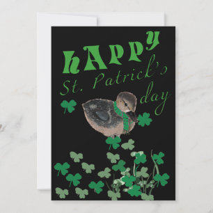 Cartes Pour Fêtes Annuelles Shamrock de canard mou Clover Bonne St Patrick's D