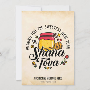 Cartes Pour Fêtes Annuelles Shana Tova, Roch Hachana, Nouvel An juif