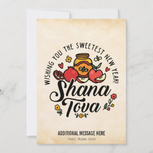 Cartes Pour Fêtes Annuelles Shana Tova, Roch Hachana, Nouvel An juif