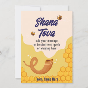 Cartes Pour Fêtes Annuelles Shana Tova, Roch Hachana, Nouvel An juif