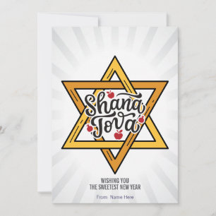 Cartes Pour Fêtes Annuelles Shana Tova, Rosh Hashanah, Nouvel An juif