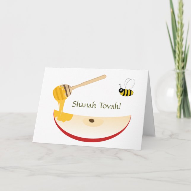 Cartes Pour Fêtes Annuelles Shanah Tovah Rosh Hashanah Nouvel An juif (Devant)