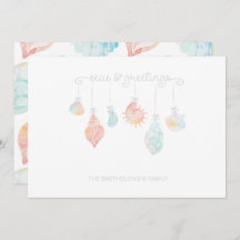 Shell Watercolor Seas Et Salutations