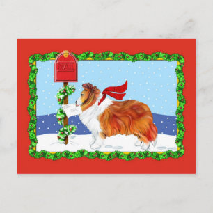 Cartes Pour Fêtes Annuelles Shelter Christmas Mail Sable