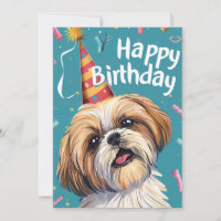 Shi Tzu Joyeux anniversaire