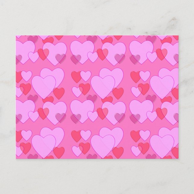 Cartes Pour Fêtes Annuelles Shining heart Valentine background rose (Devant)