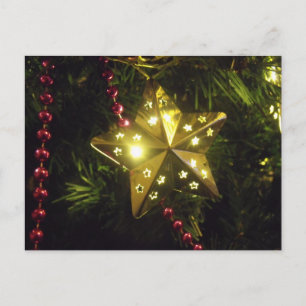 Cartes Pour Fêtes Annuelles Shining Holiday Star Christmas Lights