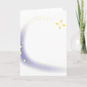 Cartes Pour Fêtes Annuelles Shooting Star