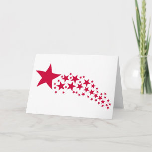 Cartes Pour Fêtes Annuelles Shooting Stars