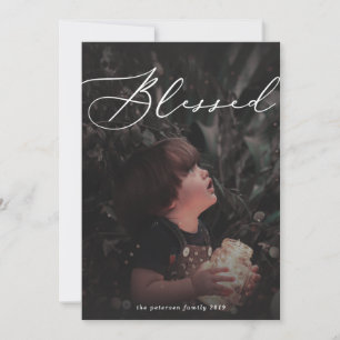 Cartes Pour Fêtes Annuelles si béni