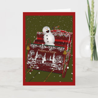 Cartes Pour Fêtes Annuelles Si bons les bonhommes de neige se détériorent des