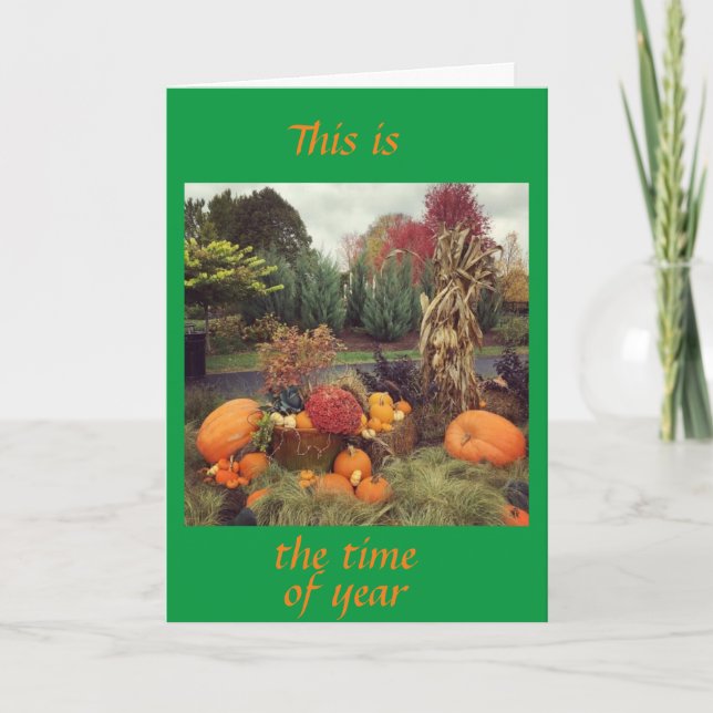 CARTES POUR FÊTES ANNUELLES SI "MERCI" POUR VOUS DE REMERCIER (Devant)