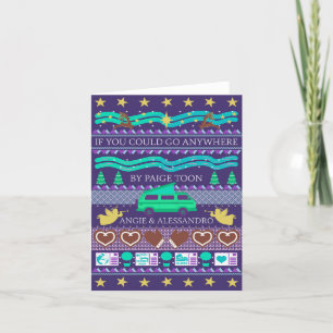 Cartes Pour Fêtes Annuelles Si vous pouviez aller n'importe où Paige Toon Noël