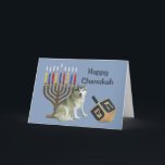 Cartes Pour Fêtes Annuelles Siberian Husky Chanukah Card Menorah Dreidel<br><div class="desc">Se souvenir de sa famille et de ses amis pendant la saison de Chanukah est un merveilleux moyen de rester en contact avec les gens qui vous aiment et qui vous tiennent à coeur. J'ai créé ces cartes de chien Chanukah avec amour et attention et je suis sûr que quiconque...</div>