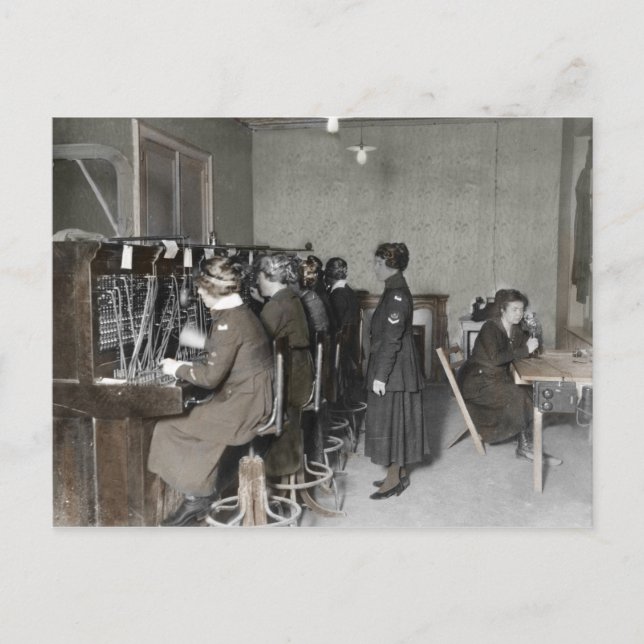 Cartes Pour Fêtes Annuelles Signal Corp Femmes wwi (Devant)