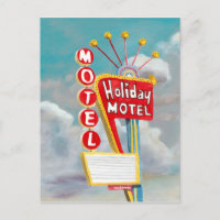 Signe de motel de vacances