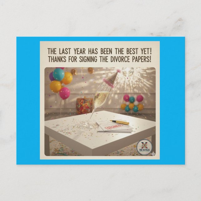 Cartes Pour Fêtes Annuelles Signé (F) (Devant)