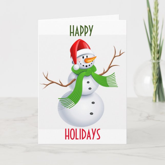 CARTES POUR FÊTES ANNUELLES SILLY MAIS AMUSANT CHRISTMAS GREETING CARD (Devant)