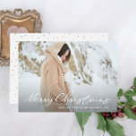 Cartes Pour Fêtes Annuelles Simple and Festive Dots Merry Christmas Photo<br><div class="desc">Simple and festive Merry Christmas photo card with pretty dots.</div>