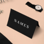 Cartes Pour Fêtes Annuelles Simple Black Custom Ajouter Votre Nom Élégant<br><div class="desc">Simple Black Custom Ajouter votre nom Design élégant pour tout le monde.</div>