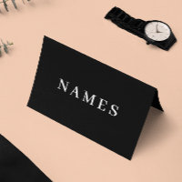 Simple Black Custom Ajouter Votre Nom Élégant