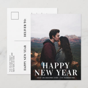 Cartes Pour Fêtes Annuelles Simple Bonne Année Photo Moderne