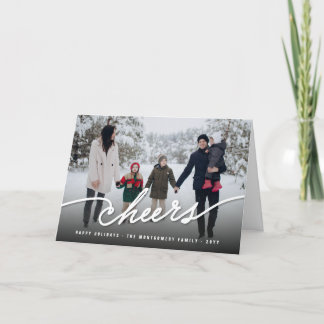 Cartes Pour Fêtes Annuelles Simple Chevaux Calligraphie Script Photo moderne