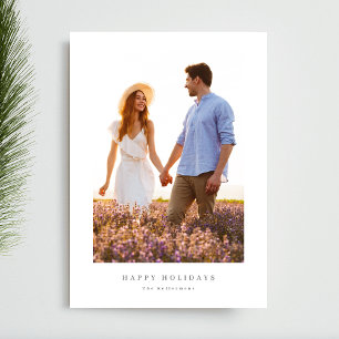 Cartes Pour Fêtes Annuelles simple collage photo encadré joyeux noël heureux