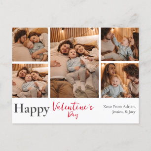 Cartes Pour Fêtes Annuelles Simple Elegant Love valentine's day couple 5 photo
