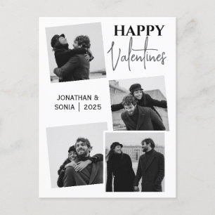 Cartes Pour Fêtes Annuelles Simple Elegant Love valentines jour couple 4 photo