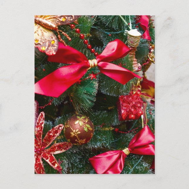 Cartes Pour Fêtes Annuelles Simple élégant rétro Nouvel An Joyeux Noël (Devant)