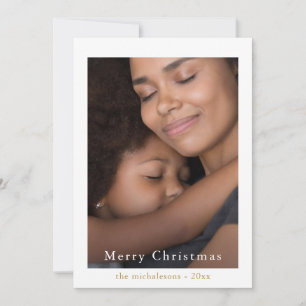 Cartes Pour Fêtes Annuelles Simple et jolis points Joyeux Noël Photo