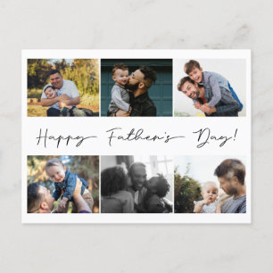 Cartes Pour Fêtes Annuelles Simple Happy Fête des pères 6 Photo Collage