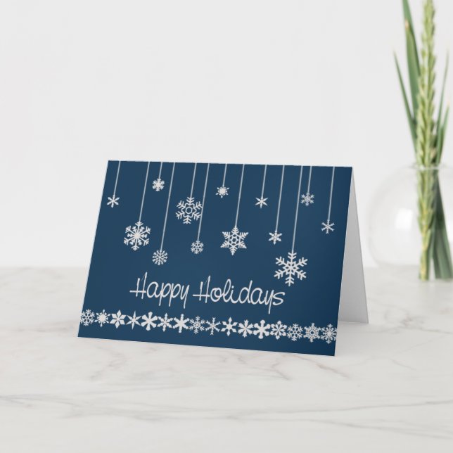 Cartes Pour Fêtes Annuelles Simple Holiday Cards for Business or Personal Use (Devant)