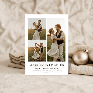 Cartes Pour Fêtes Annuelles Simple Jeune Marié Heureux À Tout Jamais Photo Rus