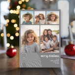 Cartes Pour Fêtes Annuelles Simple Minimal - 10 Photo - Zen Arch Gris Blanc<br><div class="desc">Avant - Un 10 modèle photo dans une grille simple avec une bordure blanche. Arrière - plan blanc avec un script et une police sans serif pour le salutation. Le type est gris muet. Retour - arrière - plan gris avec une fine ligne art zen arche. Toutes les couleurs peuvent...</div>