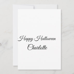 Cartes Pour Fêtes Annuelles SIMPLE MINIMAL.CUTIE AJOUTEZ NOM BÉBÉ joyeux Hallo