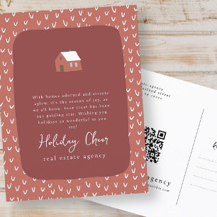 Cartes Pour Fêtes Annuelles Simple Moderne Chic Immobilier